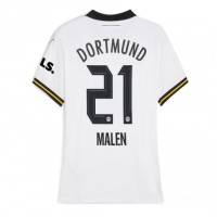 Borussia Dortmund Donyell Malen #21 Tredje Tröja Kvinnor 2024-25 Korta ärmar